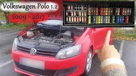 vw polo fuse box location